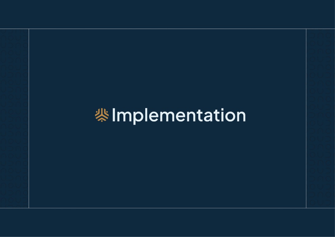 DAOUD brand guideline, page 19: Implementation