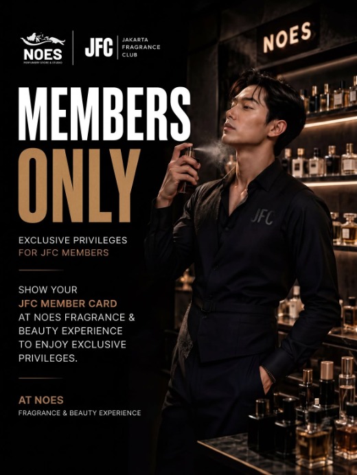 NOES x Jakarta Fragrance Club Members Only collaboration poster